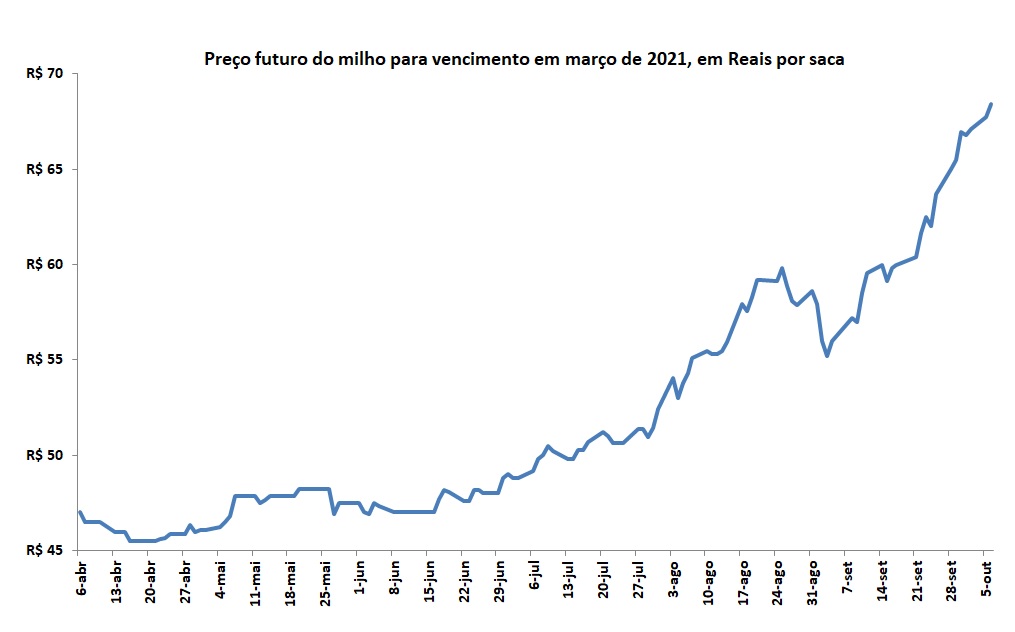 mercado futuro do milho