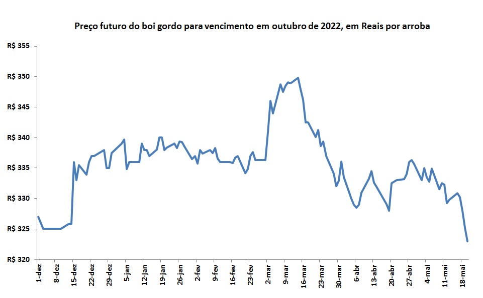 preço futuro do boi 