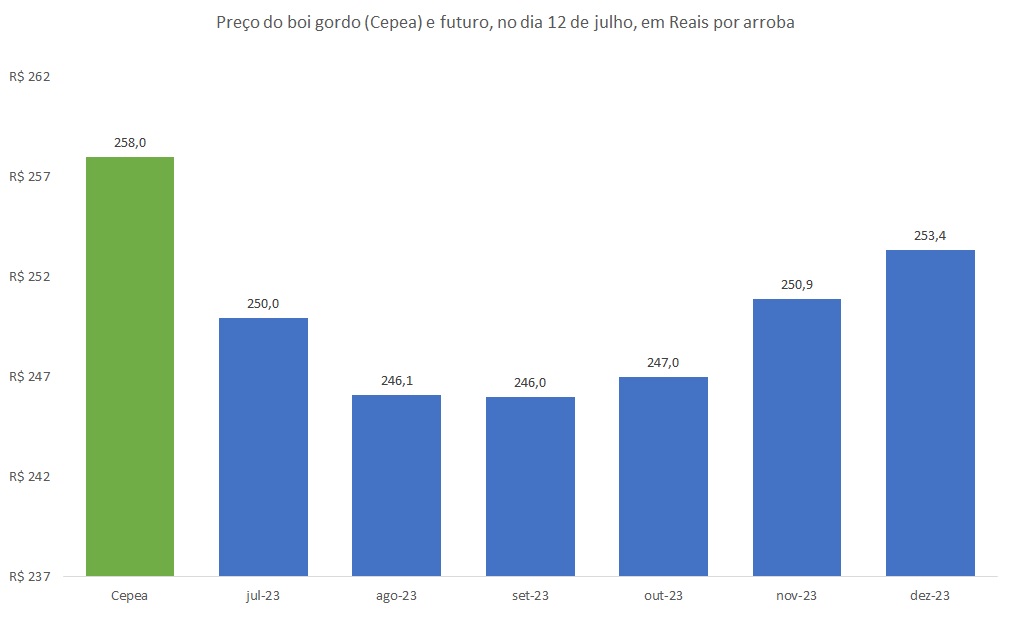 preço futuro do boi gordo