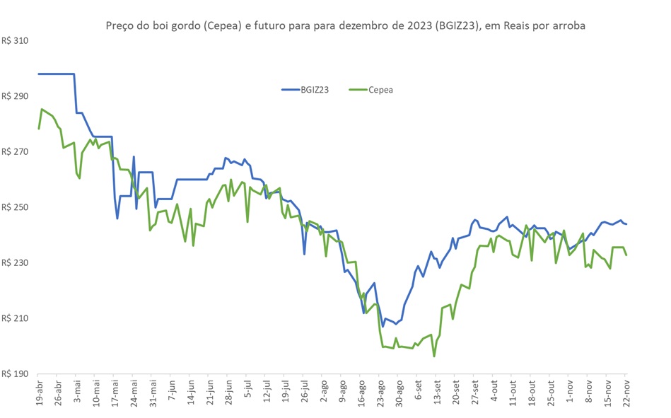 preço futuro do boi gordo