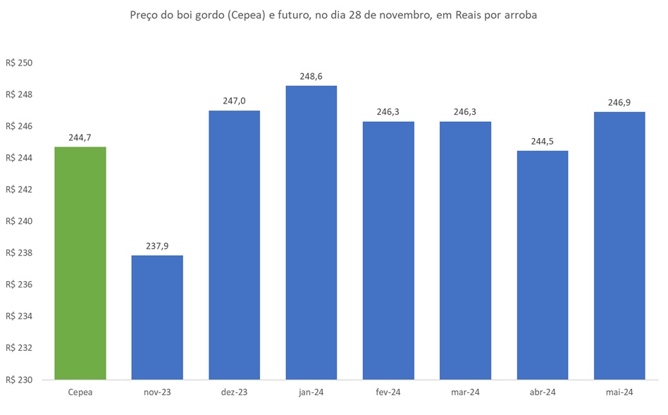 preço futuro do boi gordo