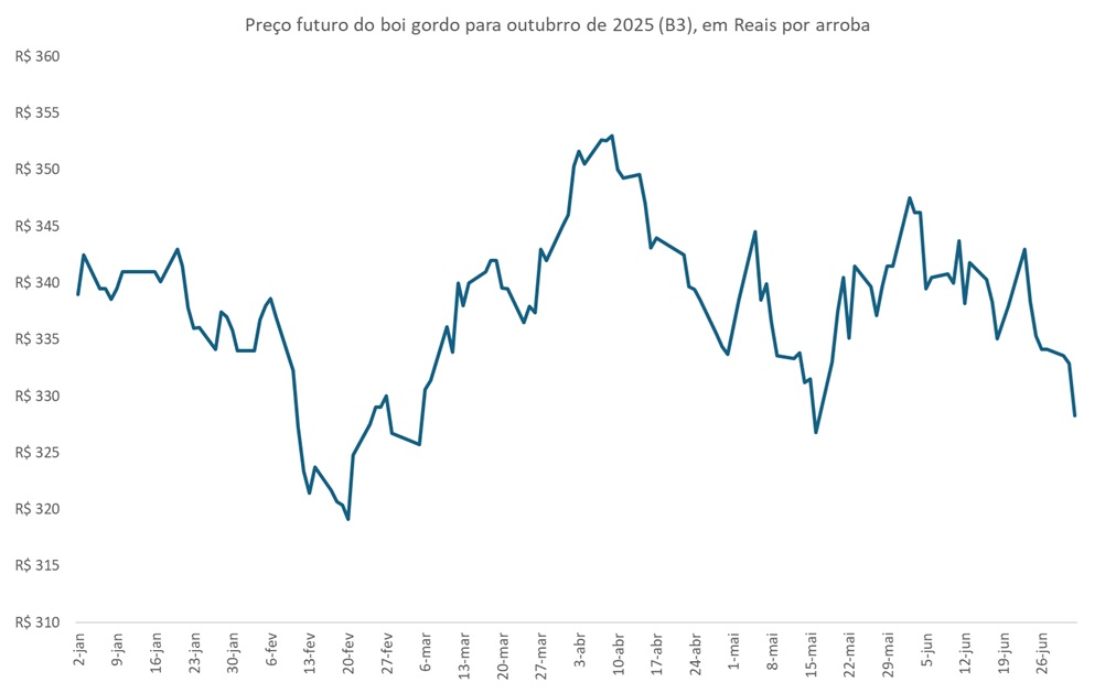 preço futuro do boi gordo