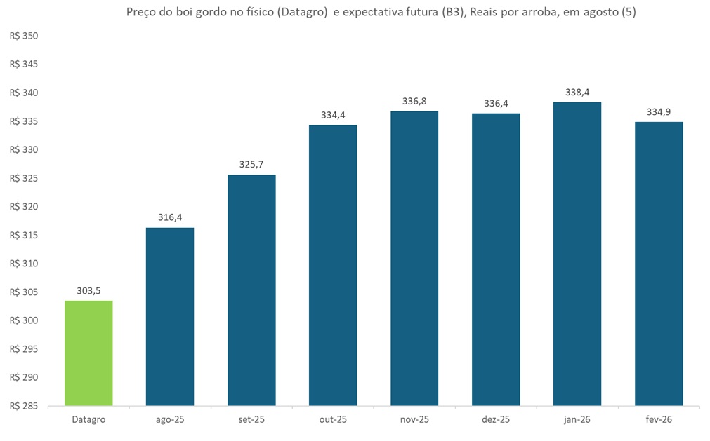expectativa de alta do boi