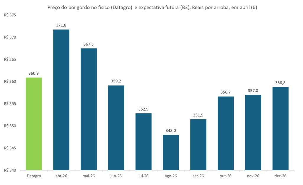 preço futuro do boi gordo