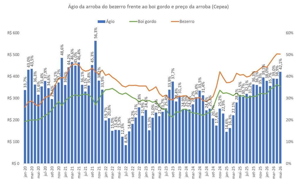 ágio do bezerro
