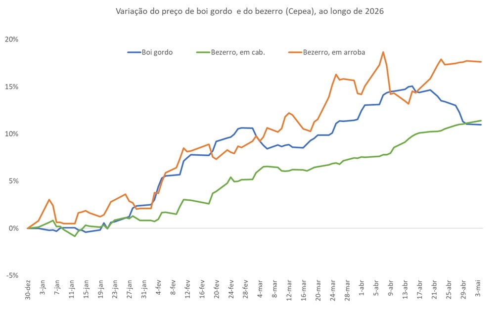 preço do bezerro