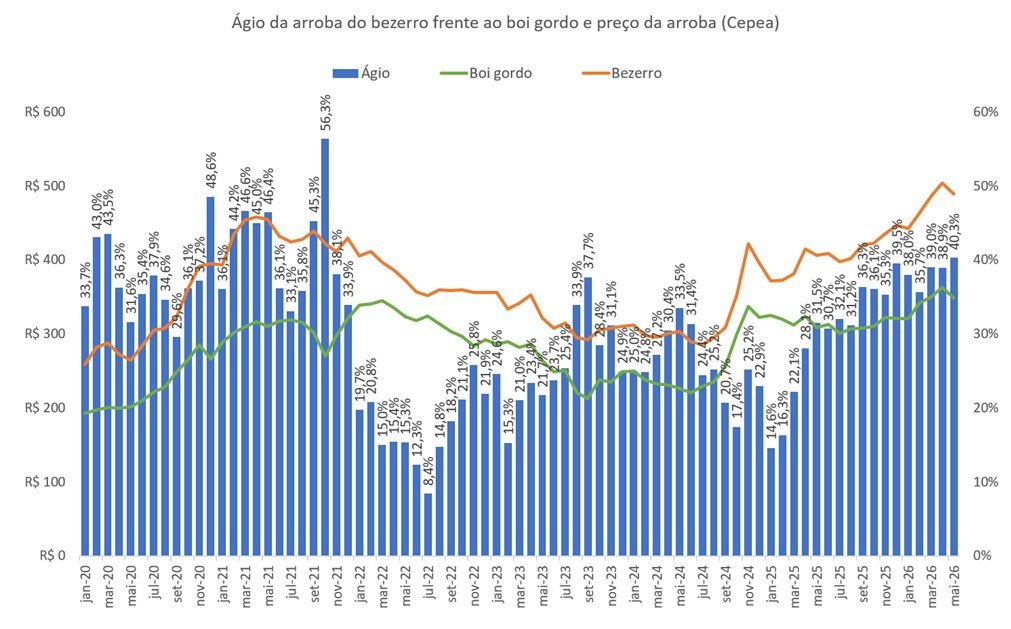 ágio do bezerro