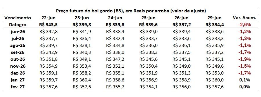 preço do boi gordo
