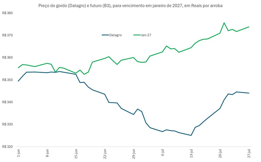 previsão do boi gordo para janeiro de 2027