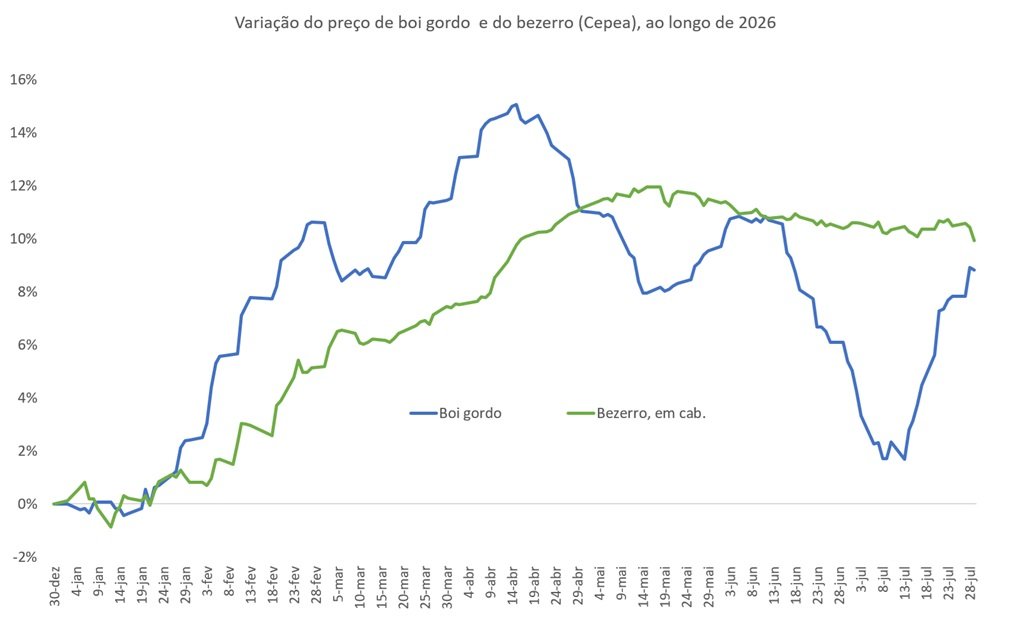 preço do bezerro